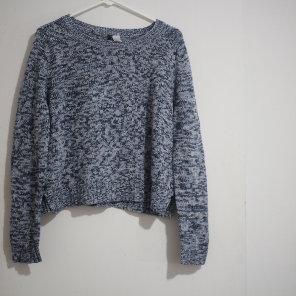 Blue & White Sweater H&M medium M